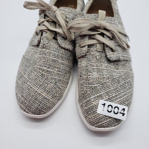 TOMS Del Rey Shoe Womens US 12 Oxford lace up tan multicolor canvas rubber - Picture 12 of 12